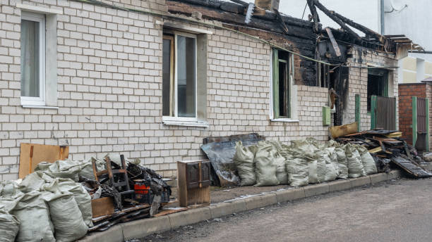 Professional Fire Damage Removal technician working in Alexandria, MN